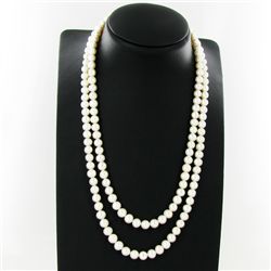 White South Sea Pearl Double Strand 42" (JEW-2837)