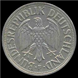 1962F Germany 1 Mark Hi Grade RARE (COI-8156)