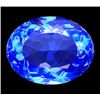 Image 1 : 11.25ct Oval Cut Top Mystic Blue Quartz FLAWLESS (GEM-9904)