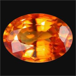 1.10ct Excellent Orange Sapphire Oval (GEM-19811)