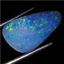 2.48ct Australian Black Opal Doublet Full Fire (GEM-36035)