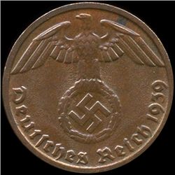 1939D Germany 1pf MS65 (COI-9942)
