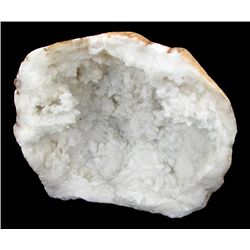 4525ct White Quartz Natural Geode Half (MIN-000185)