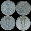 Image 1 : 1948-52 Germany 10pf XF/AU 4Pcs (COI-9874)