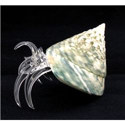 Hand Formed Glass Hermit Crab (DEC-382)