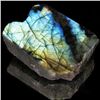 Image 1 : 340ct Flashy Peacock Color Labradorite Slab  (GEM-39121)