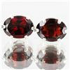 Image 1 : 5.38twc Red Garnet Sterling Earrings (JEW-2645)