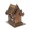 Image 3 : Teak Handcarved Spirit House on Base (CLB-208)