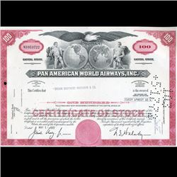 1970s Pan Am Stock Certificate Scarce (CUR-06407)