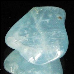 20.9ct Strong Blue Freeform Aquamarine Cabochon (GEM-33731)