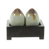 Image 1 : Ceramic Egg Salt & Pepper Set (DEC-155)