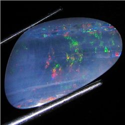 5.53ct Australian Black Opal Doublet Full Fire (GEM-35952)