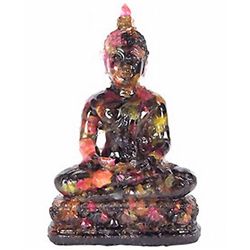 550ct. Sapphire Buddha Hunker Down Figure Statue (GEM-3613A)