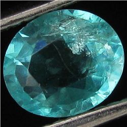 1.03ct Blue Green Natural Apatite Oval (GEM-39718)