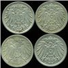 Image 1 : 1901-13 Germany 5pf XF/AU 4Pcs (COI-9821)