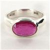 Image 1 : 31.15twc Mozambique Ruby Sterling Ring (JEW-2764)