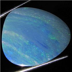 8.5ct Australian Black Opal Doublet Full Fire (GEM-36516)