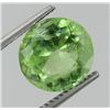 Image 1 : 4.5ct Natural Round Parrot Green Peridot Gemstone (GEM-18155)