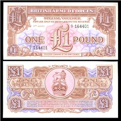 1956 1 Pound Military Note Crisp Uncirculated (CUR-06068)