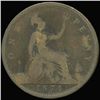 Image 2 : 1874 GB QV 1p Better Circulated Scarce Variety (COI-7219)