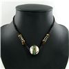 Image 1 : Tibet Shell Agate Bead Choker Necklace (JEW-3190)