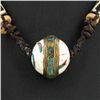 Image 2 : Tibet Shell Agate Bead Choker Necklace (JEW-3190)