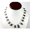 Image 1 : 106.27 ctw Natural Smoke Quartz Bead Necklace with brass clasp