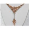 Image 2 : Genuine 4.48 ctw Diamond Necklace 18kt 2 Tone Gold