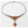 Image 3 : Genuine 4.48 ctw Diamond Necklace 18kt 2 Tone Gold