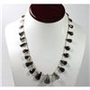 Image 1 : 92.23 ctw Natural Smoke Quartz Bead Necklace with brass clasp