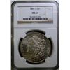 Image 1 : 1887S Morgan $  NGC  61