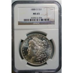 1888O Morgan $  NGC  65