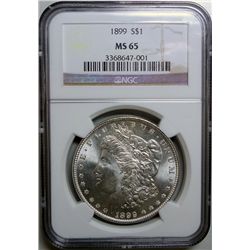 1899  Morgan $  NGC  65