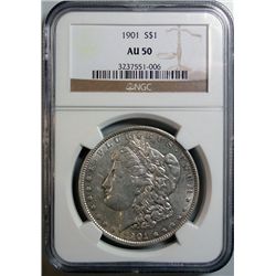 1901  Morgan $  NGC  50