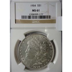 1904 Morgan $  NGC61