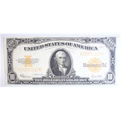 1922 $10 Gold certificate  XF