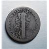 Image 2 : 1921 Mercury dime G  and 1834 quarter VG/F a couple marks reverse