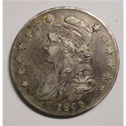 1835 Bust half $ XF