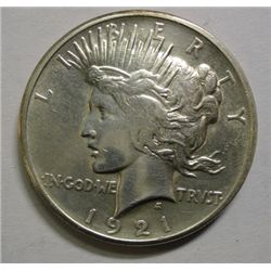 1921 Peace $   XF/AU