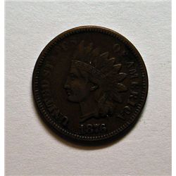 1876 Indian penny VF/XF  PQ coin