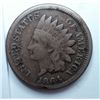 Image 3 : 1857FE Fine-1864CN G/VG-1876 XF but holed Indian penny s