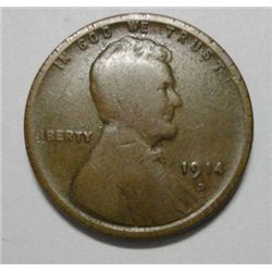 1914D Lincoln penny  full im G/VG