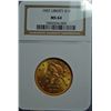 Image 1 : 1907  $10 Liberty Gold  NGC64