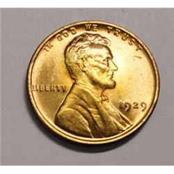 1929 Lincoln penny  MS65(at least)  RED