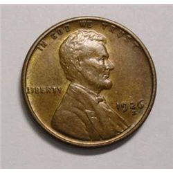 1926S Lincoln penny  solid AU
