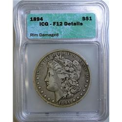 1894 Morgan $ ICG12  GS fine bid = $1100