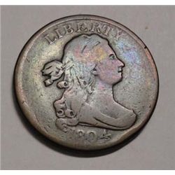 1804 half cent  FINE