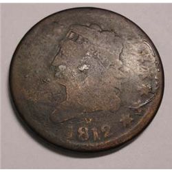 1812 large penny  GOOD