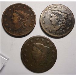1816-18-19 large penny avg  VG