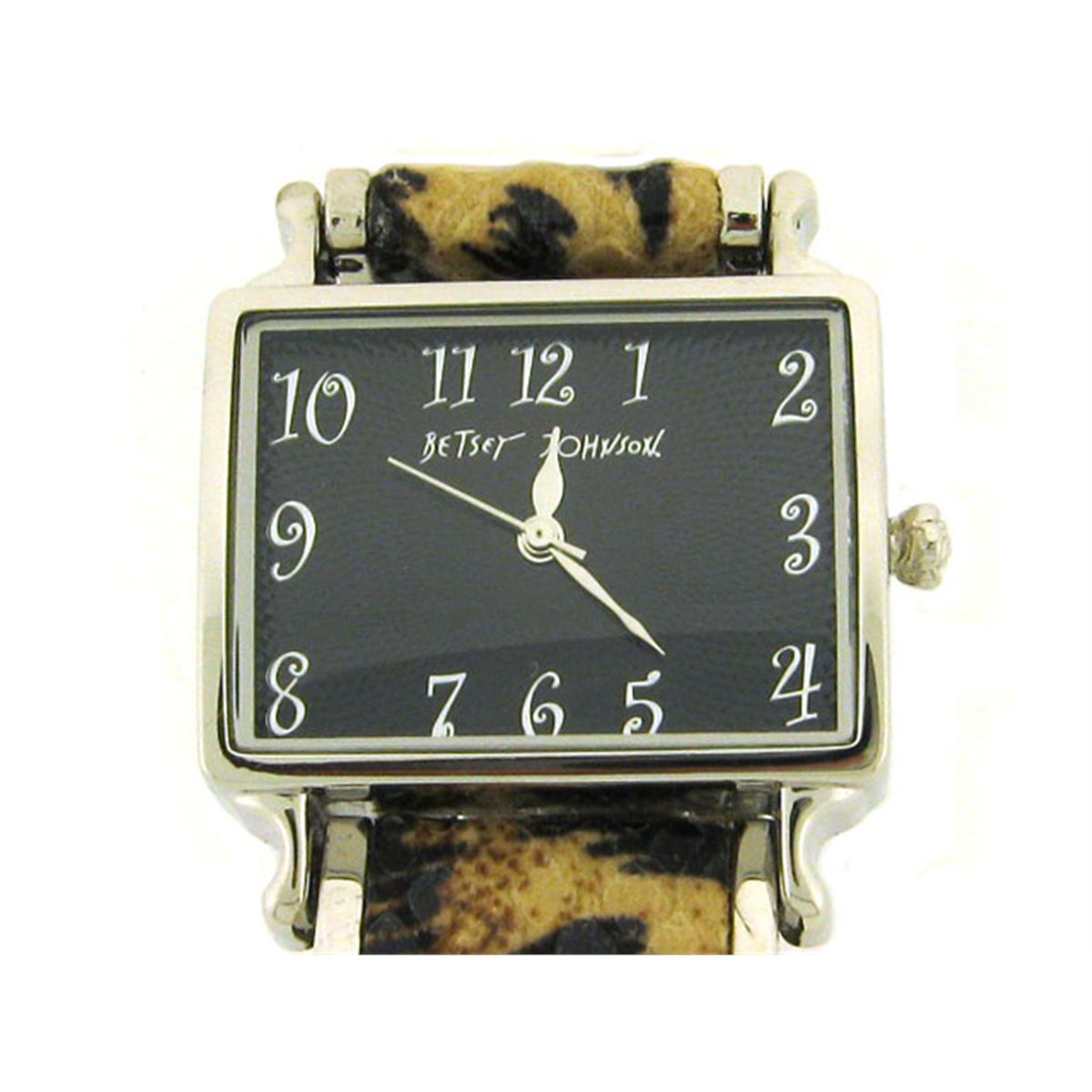 Betsey Johnson Black and White Leopard Watch Betsey Johnson Watch - Etsy main image 3
